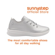 Sunnystep - Balance Runner - Sneakers in Silver - Most Comfortable Walking Shoes