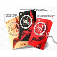OLO  Hyaluronic Acid Condom Ultra Thin 001 Lubricated Long-lasting Granules for Men