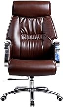 Boss Chair Leather Office Chair Adjustable Lumbar Support Knob and Tilt Angle High Back Executive Computer Desk Chair Built in Inner Spring for Comfort and Ergonomic Design interesting
