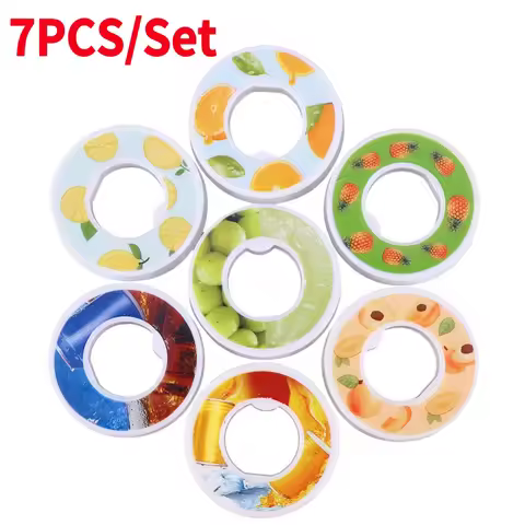 7PCS/Set Scented Pods Flavour Scent Pods Air Scent 0 Sugar Used In Flavoured Drinking Bottle with Fr
