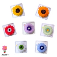 Handmade Flower Keychain [With Velvet/Fuzzy/Chenile/Fluffy Wire]