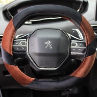 Winter Plush Car Steering Wheel Cover For Peugeot 508 3008 GT 4008 5008 2017 2018 2019 Peugeot 2008 2020 2021 Auto Acces