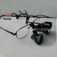 Dental Magnifying Glass Microscope Arm Metal Frame 3.5 Times 2.5 Times HD