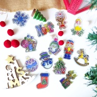 🌲Local Seller 🌲3Pc Christmas Suncatcher Painting DIY Activity Goodie Bag for Kids Children