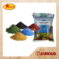 [Aurous] 1kg Pack - SCP Scincrete Colored Cement For Decoration / Simen Warna (Black/Blue/Green/Yell