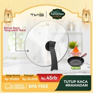 TKIS Brand Glass Pot Lid Thick Glass Frying Pan Lid/ Size 32 CM TK-32cm-GZ - Size 32 CM