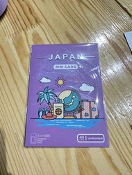 日本 SoftBank 4G SIM Card 7日, 每日3gb