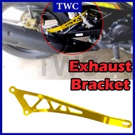 Y150 CNC Alloy Exhaust Bracket Yamaha Y16 Y15 YSUKU BENELLI RFS150i / CNC EKZOS Muffler Bracket