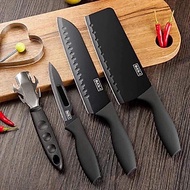 Combo bộ dao nhà bếp đa năng 5 món với kích thước và chức năng khác nhau ,lưỡi dao bằng thép không gỉ , sắc bén ,độ bền cao ,cán dao chống trơn trượt , giúp chế biến món ăn nhanh chóng tiết kiệm thời gian , an toàn và tiện lợi