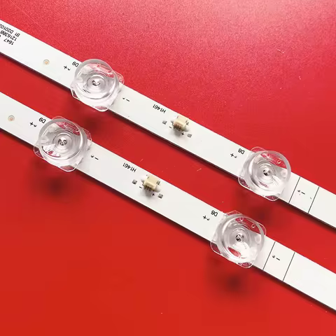 2pcs 3V Square Lens Backlight TV Led Strip For Hisense 43inch JL.D425B1330-003AS-M-V02 HZ43E3D 43A52