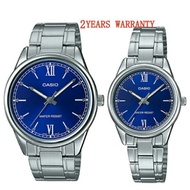 Original Casio Couple [2YEARS WARRANTY] Jam Tangan Perempuan LTP-V005D-2B2 Ladies Watch V005D-2B V00
