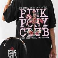 New 2025 Round Neck Loose Short Sleeve Vacation Outgoing Top, Vintage Western Style Cowgirl Graphic 