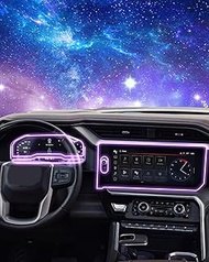 4pcs EUEKY Screen Protector for 2024-2025 2026 G M C Sierra 1500 2500HD/3500HD (AT4/AT4X/Denali/Dena