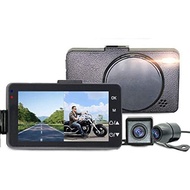 Motorcycle Driving Recorder Waterproof Dual Lens Video HD 1080p Dash Cam Front and Rear Motorbike Ca