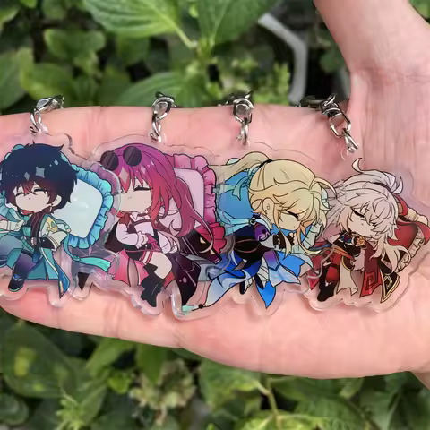 Honkai: Star Rail Clara Jing Yuan Yanqing Bailu Keychain Accessories Game Anime Cosplay Pendant Prop