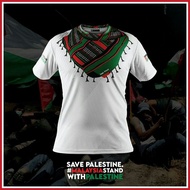 PALESTINE X MALAYSIA We Are Palestine Free Palestine Full Sublimation Jersey Summer New  Design 3D P