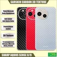 SHARP Aquos Sense 8 / sense 9 Skin Carbon Anti-Fungus garskin Sticker