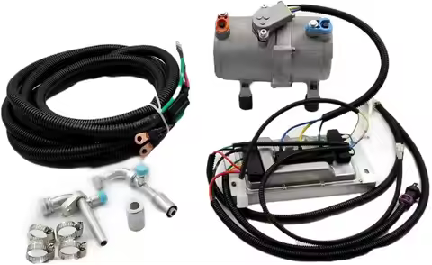 12V/24V Air Conditioning Compressor Unit, Universal Compressor, Automotive Electric Air Conditioning