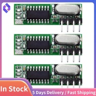 3PCS Mhz Superheterodyne  Receiver and Transmitter Module for Wireless Module Kit 433Mhz Remote Cont