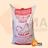READY PAKAN KOMPLIT AYAM PETELUR LAYER MALINDO 7605 PAKAN JADI AYAM PETELUR PAKAN BERPROTEIN BERKUAL