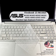 Keyboard Protector for ASUS Vivobook 15 M1502I M1502 M1503 M1503QA M1603 M1603QA M1605 M1502 A1502 A1503 A1505 A1504V A1504Z A1504 A1504Z K3502 K3504 X1502 X1503 X1504VA ASUS Vivobook 16 A1605 Vivobook Go 15 E1504F Keyboard Cover