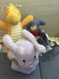 Pokemon 快龍 烈咬陸鯊 黏黏寶公仔
