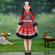 Asian Traditional Costume Vietnam Laos Myanmar Cambodia Indonesia Malaysia Children's Strong Ethnic 
