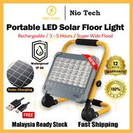NioTech Portable Solar LED Floor Light Rechargeable LED Spotlight Emergency Light Solar Outdoor Ligh