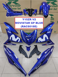 COVERSET Y15ZR V2 - MOVISTAR GP BLUE RAPIDO BODY COVER SET YAMAHA YSUKU Y15 MOTOR ACCESSORIES BIRU GLOSSY (RACS018E)
