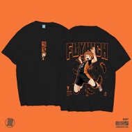 T-Shirt Hinata Shoyo Haikyuu Fly High Karasuno Volleyball Club T-Shirt Baju Short Sleeve Tops