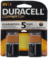 CopperTop 9V Alkaline Batteries - long lasting, all-purpose 9 Volt battery for household and busines