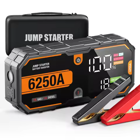 Car 6250A 30000mAh Portable 12V Jump Starter Power Bank 12V Auto Battery Charger Booster Starting De