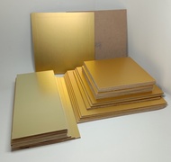 Isi 12 Cake Board Gold Uk 11x22cm Tatakan Alas Kue Tart Premium