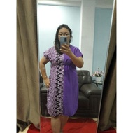 🎀Readystok.🎀 kaftan dress lengan pendek motif pua kumbu, Borneo