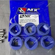DAMPER NLK PERFORMANCE RACING LC135 5S R15 MT15 Y16 FZ150 Y15ZR Y15 Y16ZR RACING CLUTCH DAMPER BLUE 