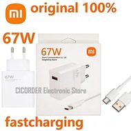 FAST Charger Xiaomi Original 100% Fastcharging TYPE c Charger Xiaomi Original 67Watt/55Watt/33Watt F