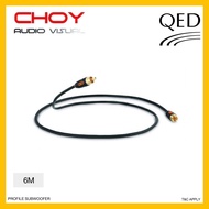 Qed Profile Subwoofer Cable 6 Meter