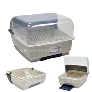 Drainer with Cover / Dish Storage / Rak Pinggan / Dish Rack /Rak Pinggan Mangkuk + Penutup/Plate Rac