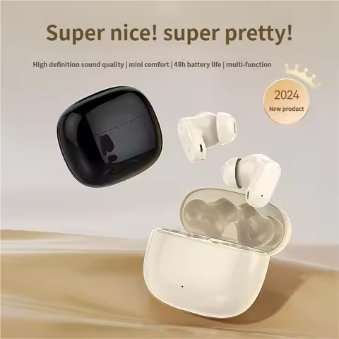 New Q1 Bluetooth Earbuds Wireless In-Ear Noise Cancelling Mini Sports Earphones HD Sound Gaming Cute