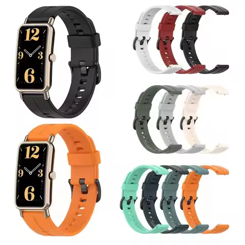 16mm Watch Band For Huawei TalkBand B6/B3 Original Smart Bracelet Silicone Wristband for Huawei Fit 