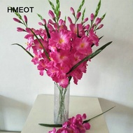 HMEOT 70CM แบบจำลองดอกแกลดิโอลัสพืชดอกไม้ประดิษฐ์กล้วยไม้งานแต่งงานเทศกาลเฉลิมฉลองบ้านกระถางดอกไม้ประดับปลอม