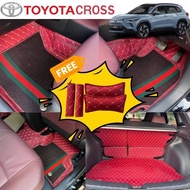 2 Free Gifts 6d Car Mats Toyota Cross2020-2025 Model hybrid Modelnohybrid Please Inform Us. I Will D