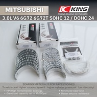 KING Bearing MITSUBISHI 3.0L V6 6G72 6G72T Twin Turbo SOHC / DOHC for GTO 3000GT Z15A Z16A Pajero Ga