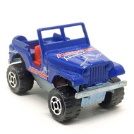 Majorette Jeep CJ-7 4x4-Airport Blue Scale 1/54 (8cm) Second Hand Model 001