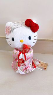日本限定和服Hello Kitty公仔