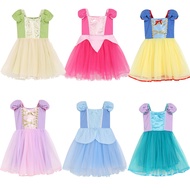Princess Snow Costume Toddler Kid Girl Sleeveless Dress Elsa Anna Mermaid Cinderella Cosplay Dresses