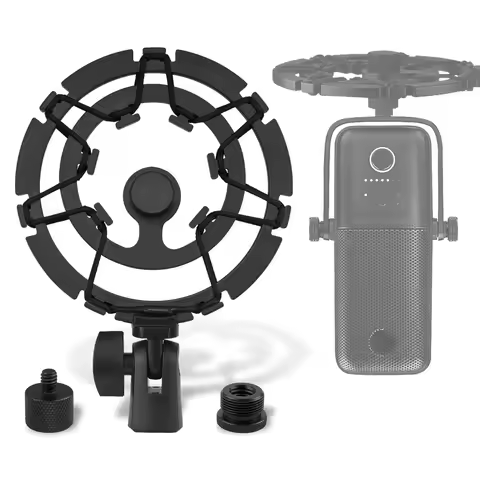 Geekria for Creators Microphone Shock Mount Compatible with Elgato Wave: 1, Elgato Wave: 3