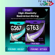 P.R IND GT63/GS67 Badminton String (PURUI/PR)浦锐GT63GS67羽毛球拍线高弹耐打控球精准拍线网线专业换线
