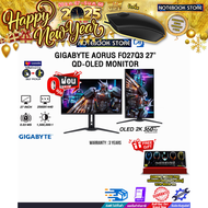 [ผ่อน 0% 10 ด.]GIGABYTE AORUS FO27Q3 27" QD-OLED MONITOR(OLED 360Hz)/ประกัน 3 Years