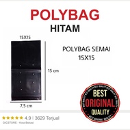 Polybag Semai Tanaman Plastik Tebal 15x15 Pot Polibag Bunga Tanaman